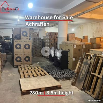Prime location warehouse in achrafieh مستودع في موقع متميز بالأشرفية