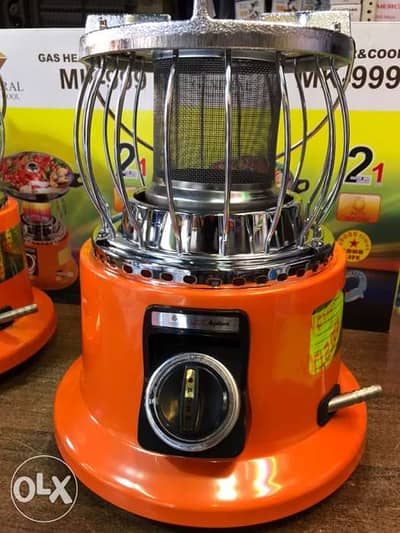 دفاية. وطباخ. غاز. باب أول ستانلس.