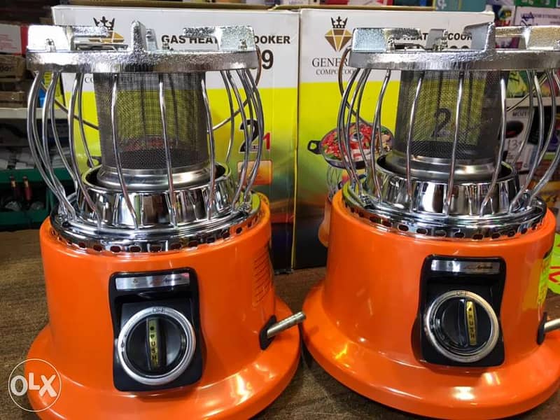 دفاية. وطباخ. غاز. باب أول ستانلس. 1