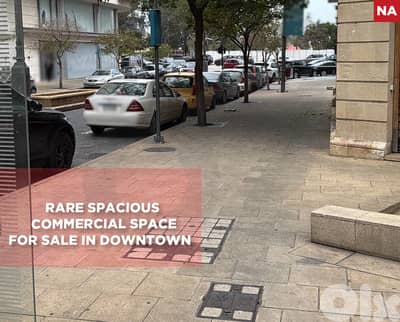 Rare spacious Commercial space , Downtown /دونتون REF#NA133735