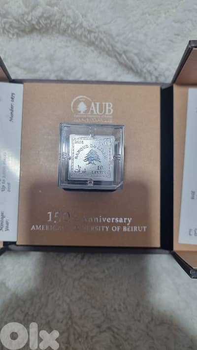 : Rare AUB 150th Anniversary Silver Prism . 999 Silver)Limited Edition