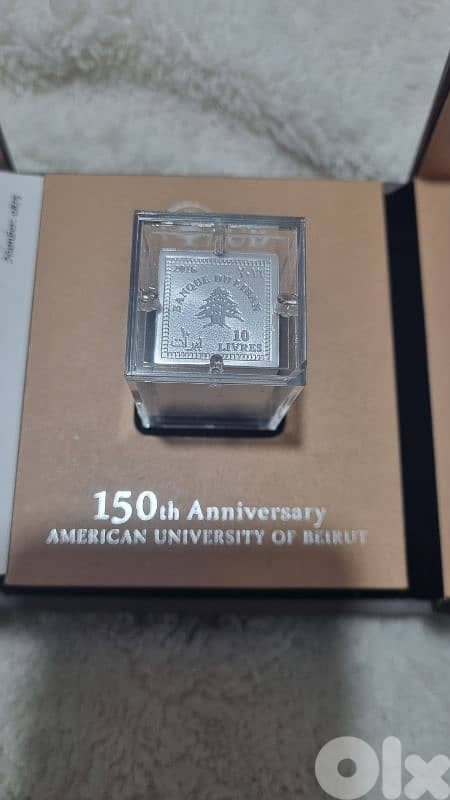 : Rare AUB 150th Anniversary Silver Prism . 999 Silver)Limited Edition 18