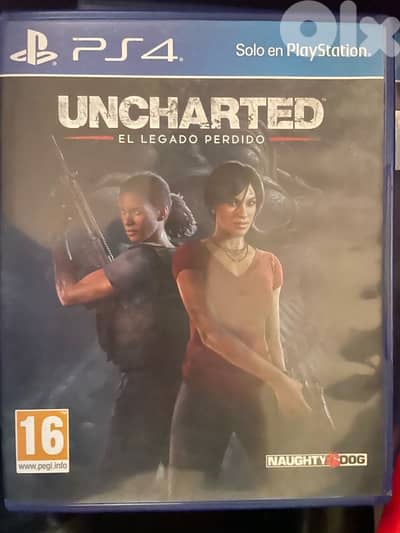 uncharted el legado perdido PlayStation cd