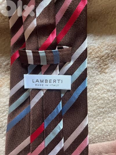 Lamberti made in Italy tie special brown
