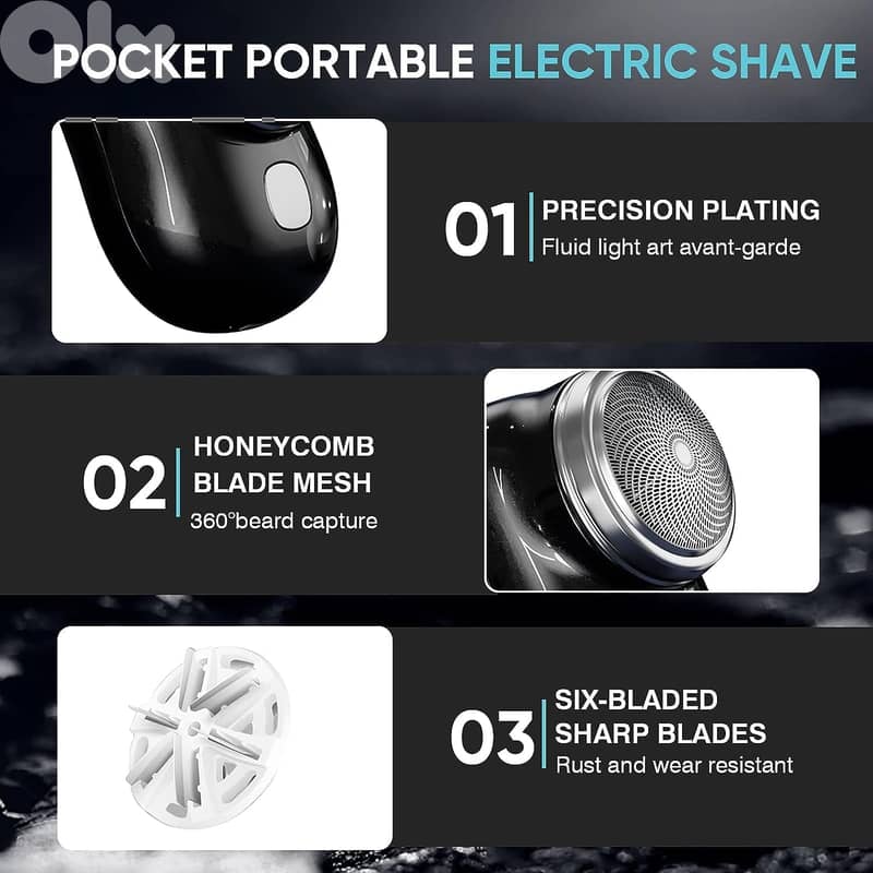 Portable Mini Rechargeable Electric Shaver 2
