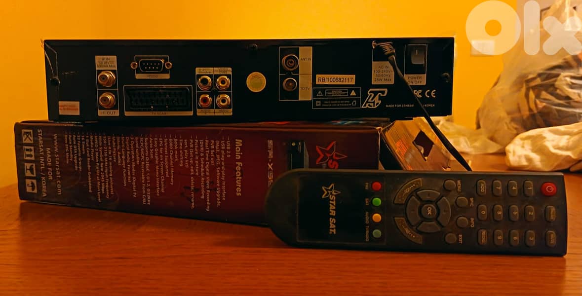 Star Sat SR X98 USB – Satellite Receiver + Remote 1