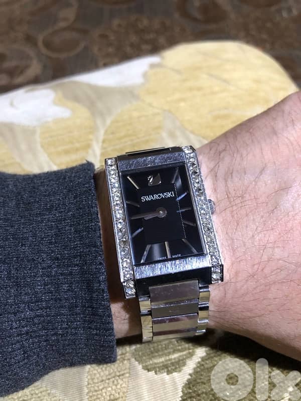 SWAROVSKI WATCH SWISS MADE SWITZRLAND ORIGINAL SAPPHIRE CRYSTAL 30mm 5