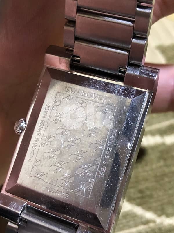 SWAROVSKI WATCH SWISS MADE SWITZRLAND ORIGINAL SAPPHIRE CRYSTAL 30mm 7