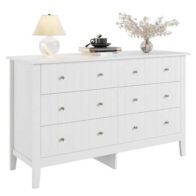 White Dresser, Modern Dresser for Bedroom