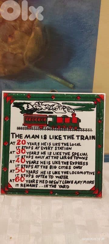 tage Hand Made by THANOS Art Tile 1