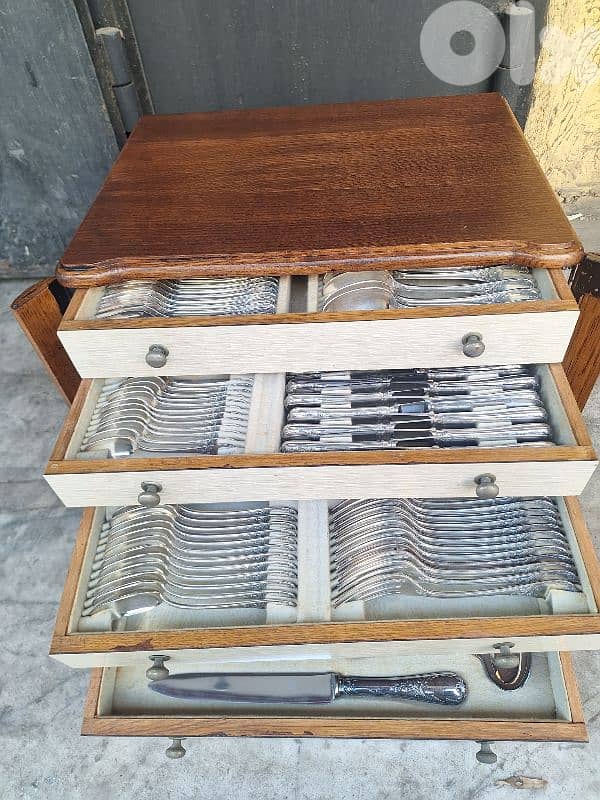 cutlery silver christofle France 144 pieces complete with box original 5