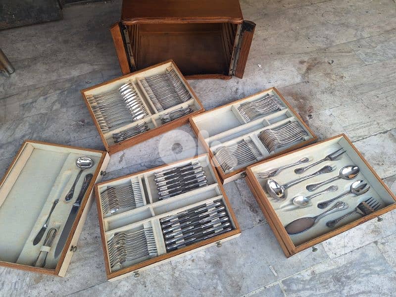 cutlery silver christofle France 144 pieces complete with box original 6
