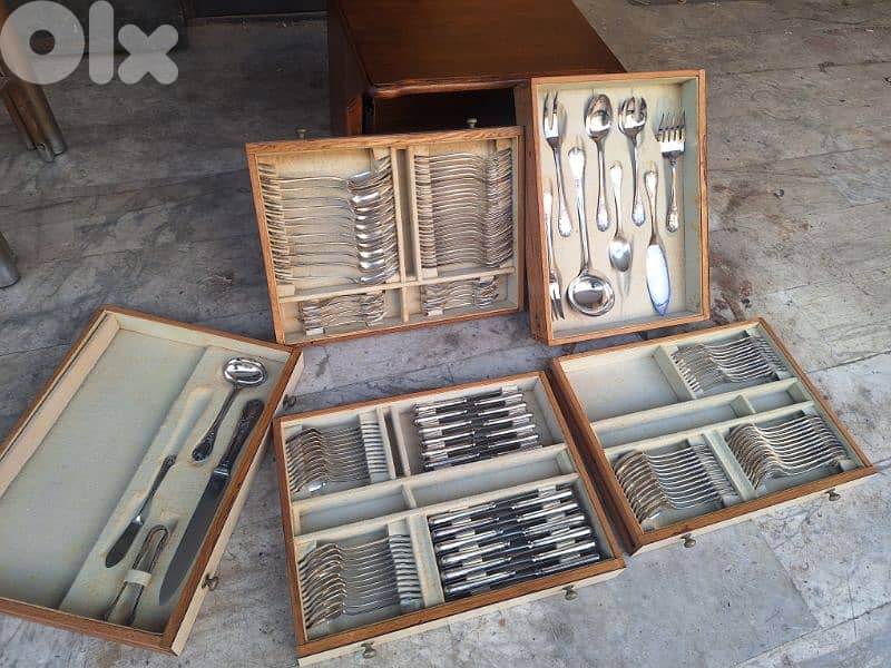 cutlery silver christofle France 144 pieces complete with box original 10