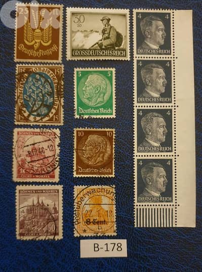 Germany Reich set of 12 stamps Lot# B-178