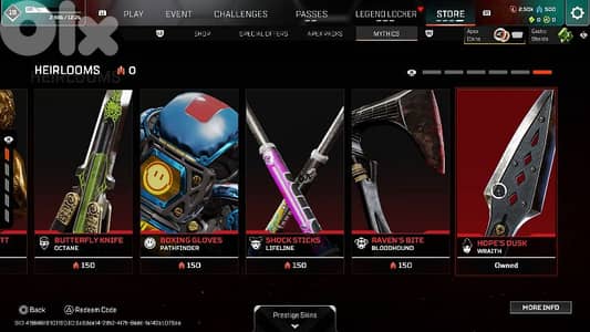Apex legends account