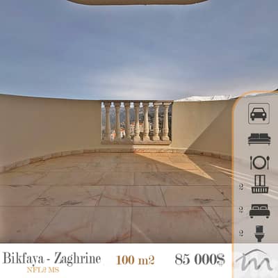 Bikfaya - Zaghrine | Panoramic View | 2 Bedrooms Apt | Prime Location