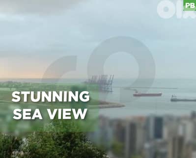 PRIME LOCATION, ZONE 30/90, STUNNING SEA VIEW, Zalka/زلقا REF#PB133762