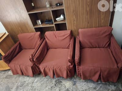 3 Comfortable Sofas for Sale – Good Condition