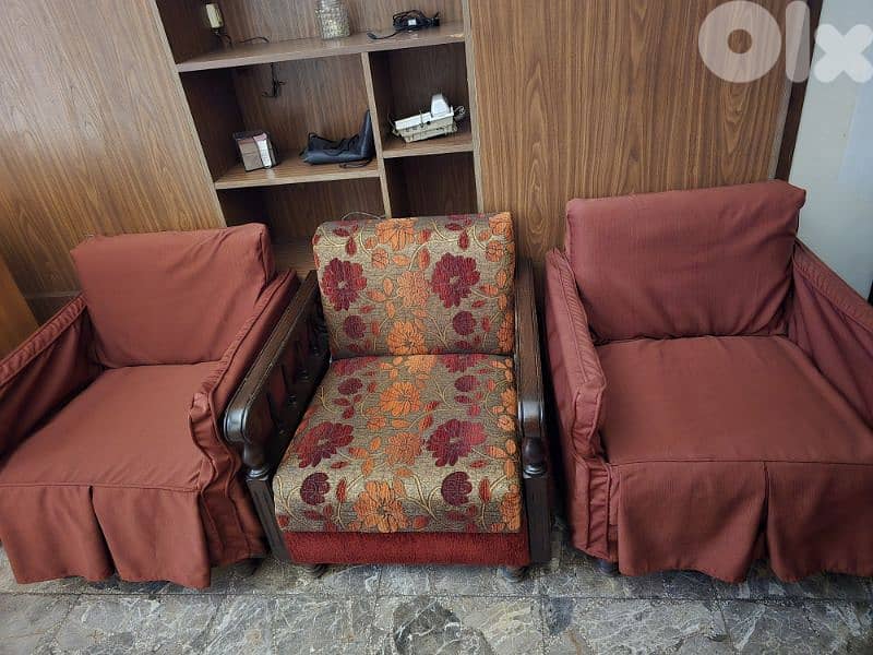 3 Comfortable Sofas for Sale – Good Condition 1