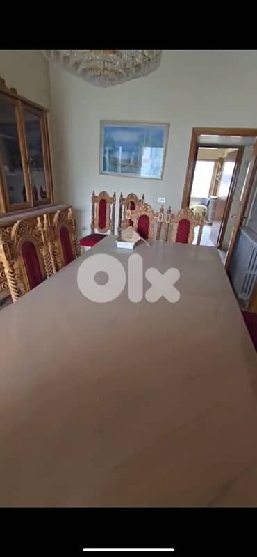 Full Antique Solid Wood Dining Room