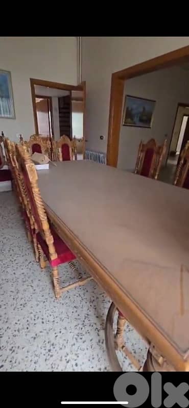 Full Antique Solid Wood Dining Room 2