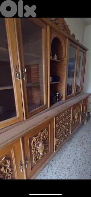 Full Antique Solid Wood Dining Room 5