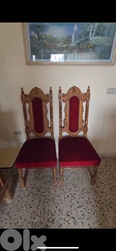 Full Antique Solid Wood Dining Room 6