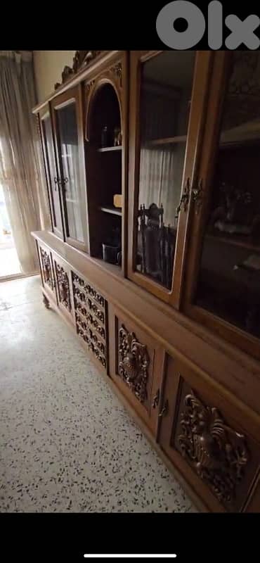 Full Antique Solid Wood Dining Room 9