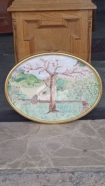 لوحة رسم زيتي اوروبية