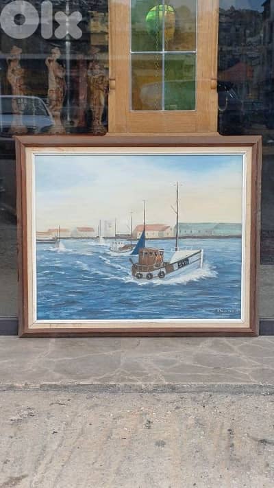 لوحة رسم زيتي اوروبية