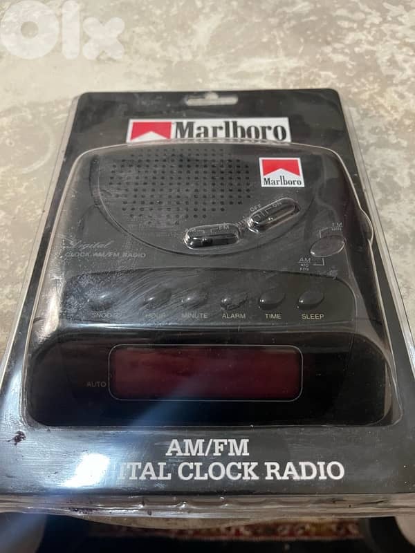 Digital Marlboro Radio Clock 1