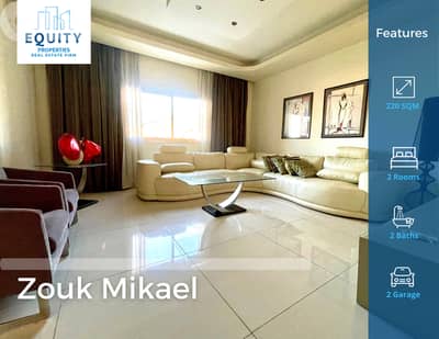 220 SQM Apartment For Sale In Zouk Mikael شقة للبيع #RK21726