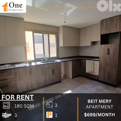APARTMENT FOR RENT IN BEIT MERY