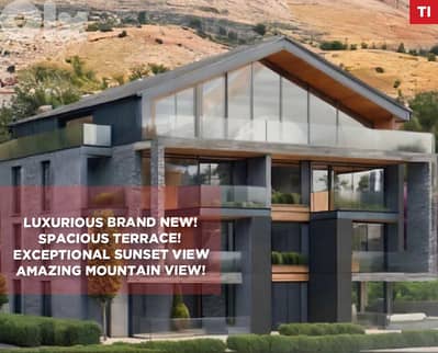 Spacious terrace-Breathtaking mountain sunset view, Ehden REF#TN120593