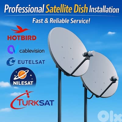 Satellite dish installation