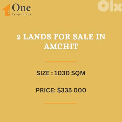 TWO LANDS FOR SALE IN AMCHIT