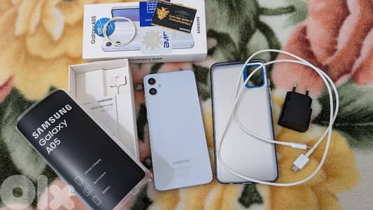 Samsung A05 White used like new for sale $85