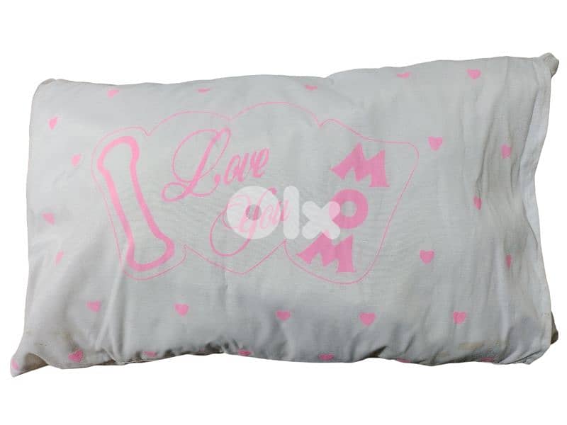 pillow I love mom with kitty 1