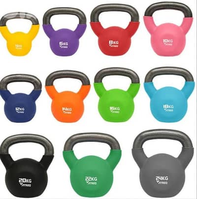 Kettlebells new rubber coated