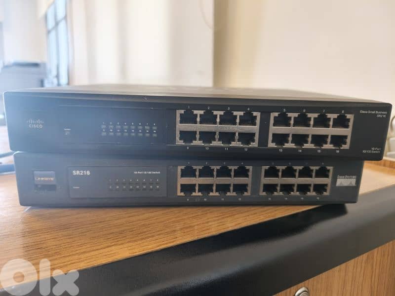 cisco switch 10/100mbp 16 port 1