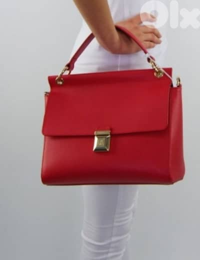 Bag duffle bag Patrizia Pepe matt red