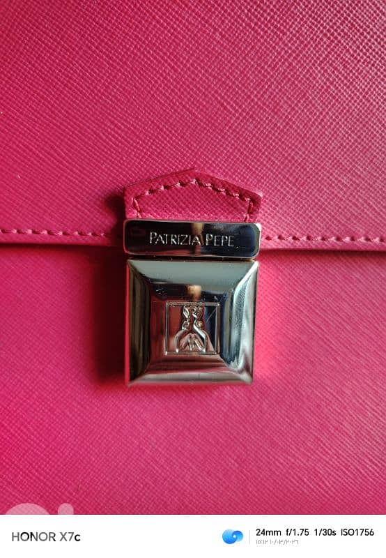 Bag duffle bag Patrizia Pepe matt red 1