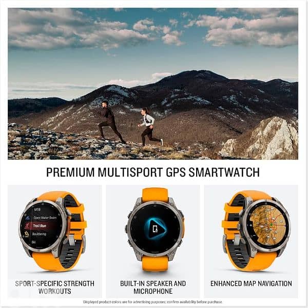 ‎Garmin fēnix 8 – 47 mm, AMOLED 4