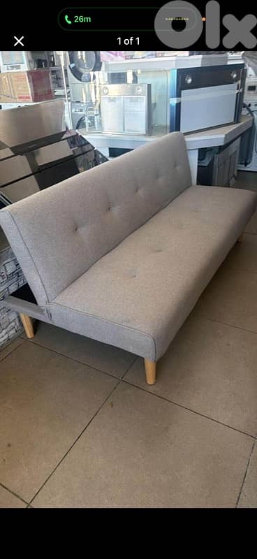 like new Sofa Bed gray color