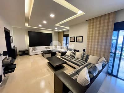 230 SQM Furnished Apartment in Sahel Alma with a Breathtaking Sea View