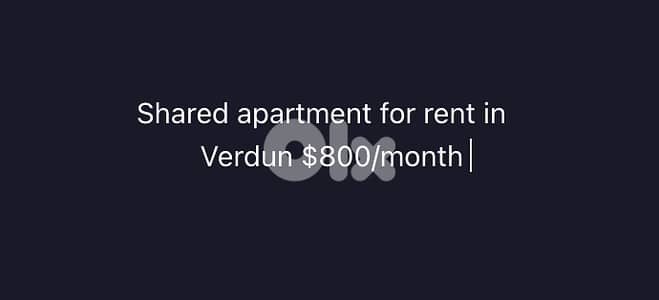 Shared Apartment for rent