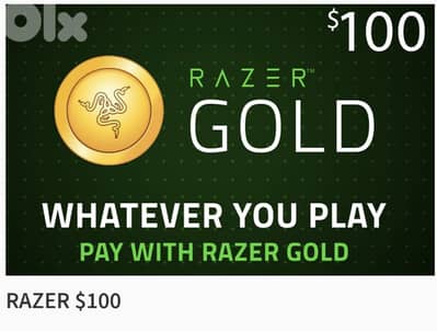 Razer GOLD CARD - VALUE 100 USD