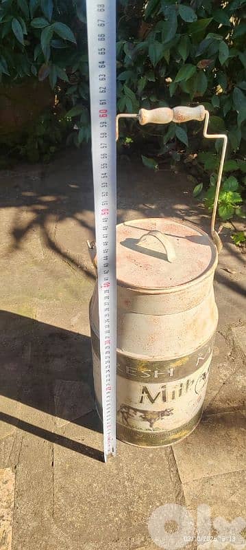 Antique milk bucket 2