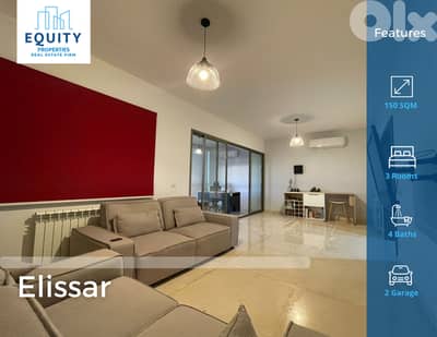 Furnished 150 SQM Apartment For Rent In Elissar شقة للإيجار #DH22262