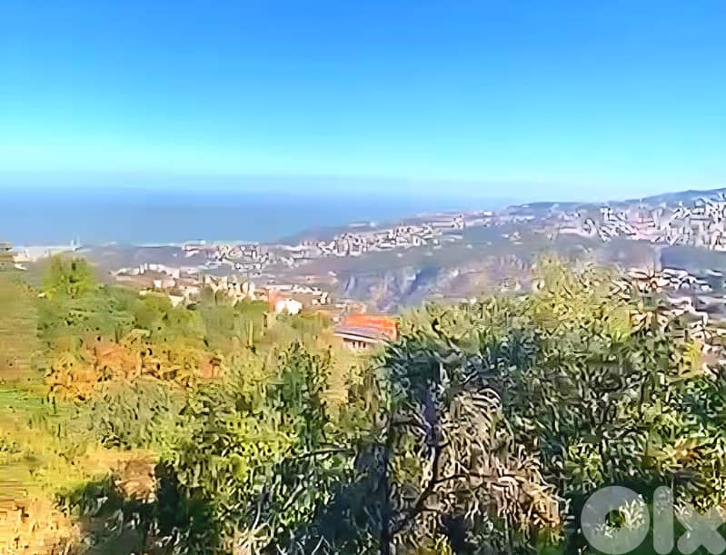 Land for sale in Bikfaya/ Amazing View 1
